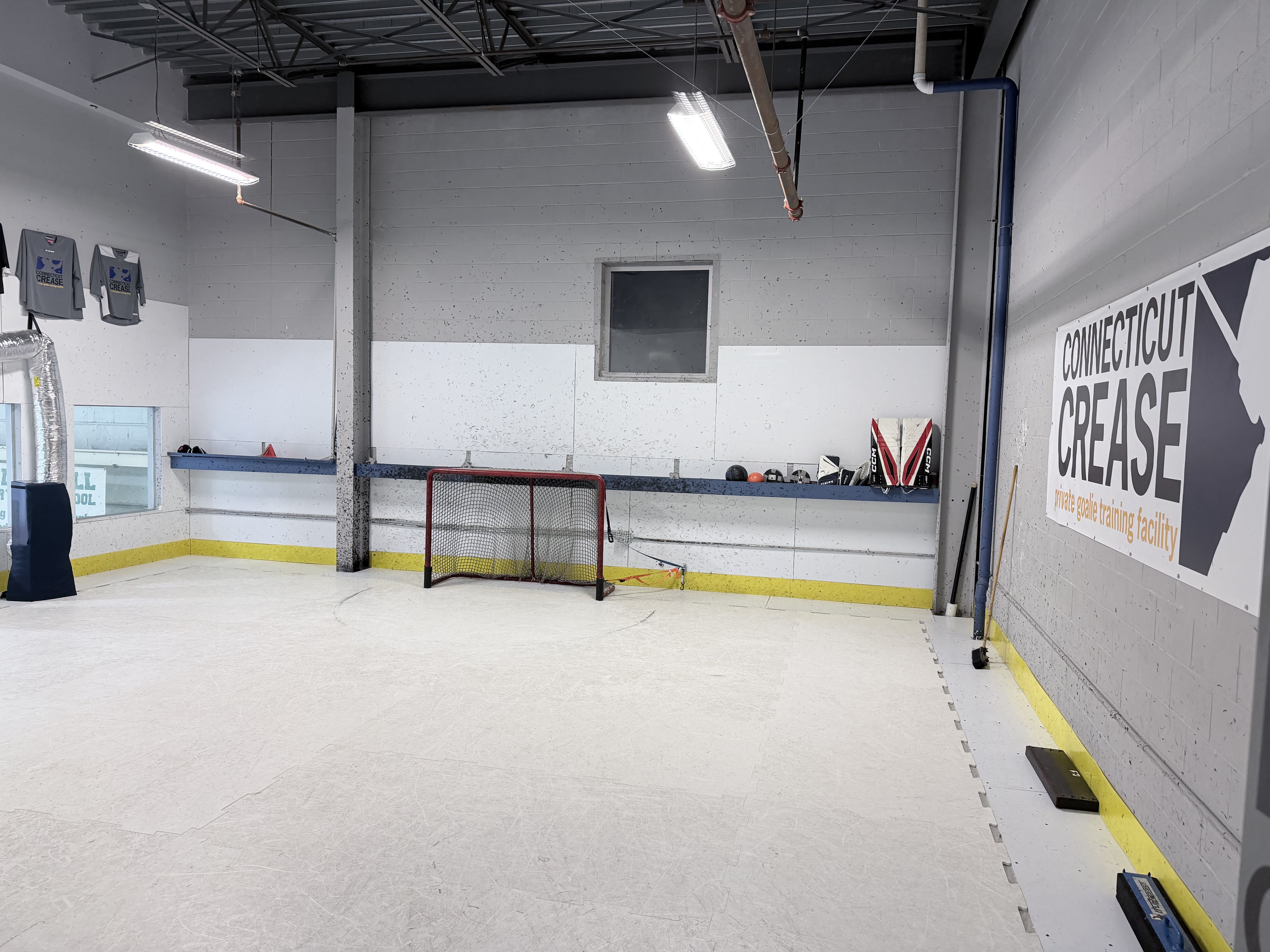 PolyGlide synthetic ice tiles at Connecticut Crease